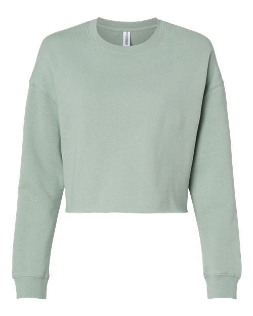 Women's Lightweight Crop Crewneck Sweatshirt