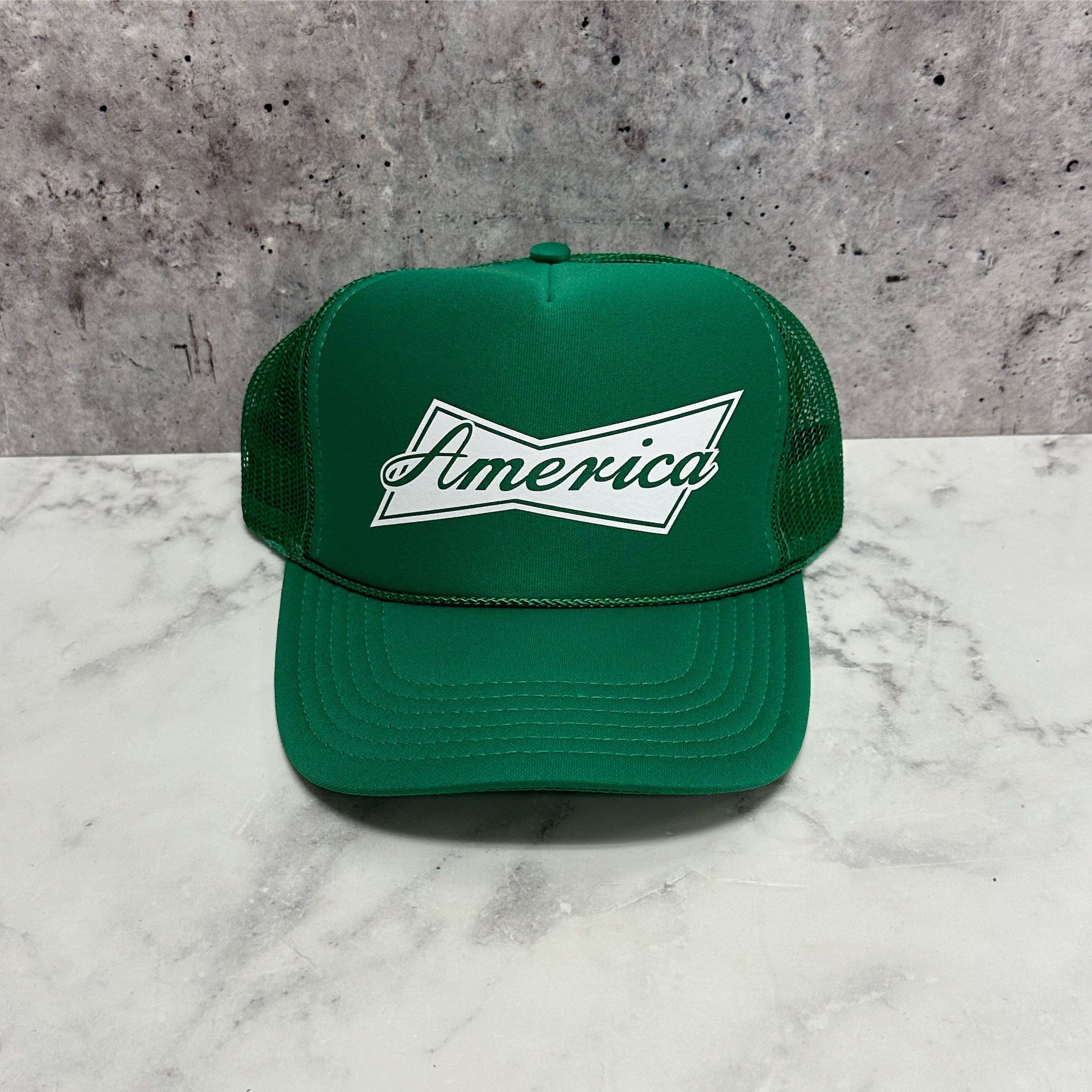 America Budweiser trucker hat