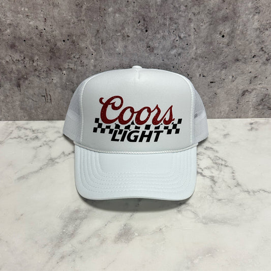 Coors Checkered Trucker Hat