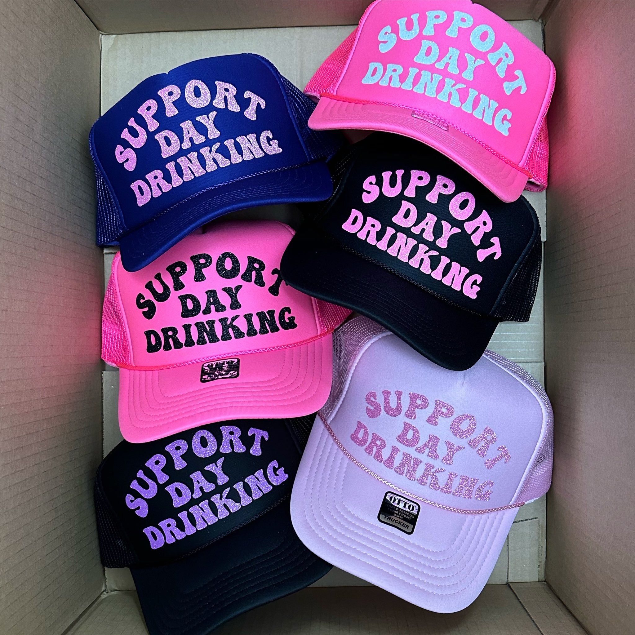 Support Day Drinking Trucker Hat