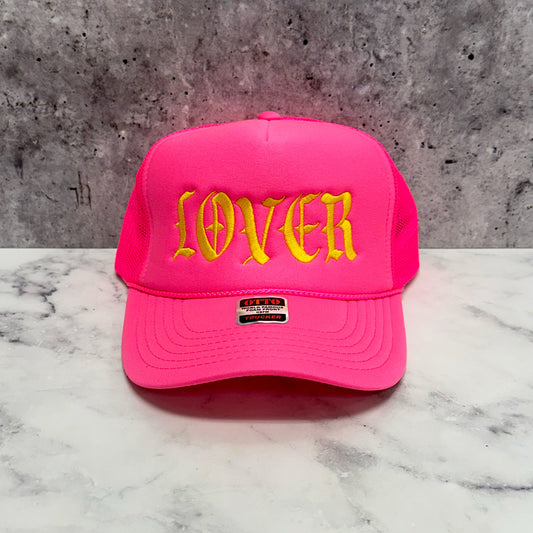 Lover Embroidered Trucker Hat