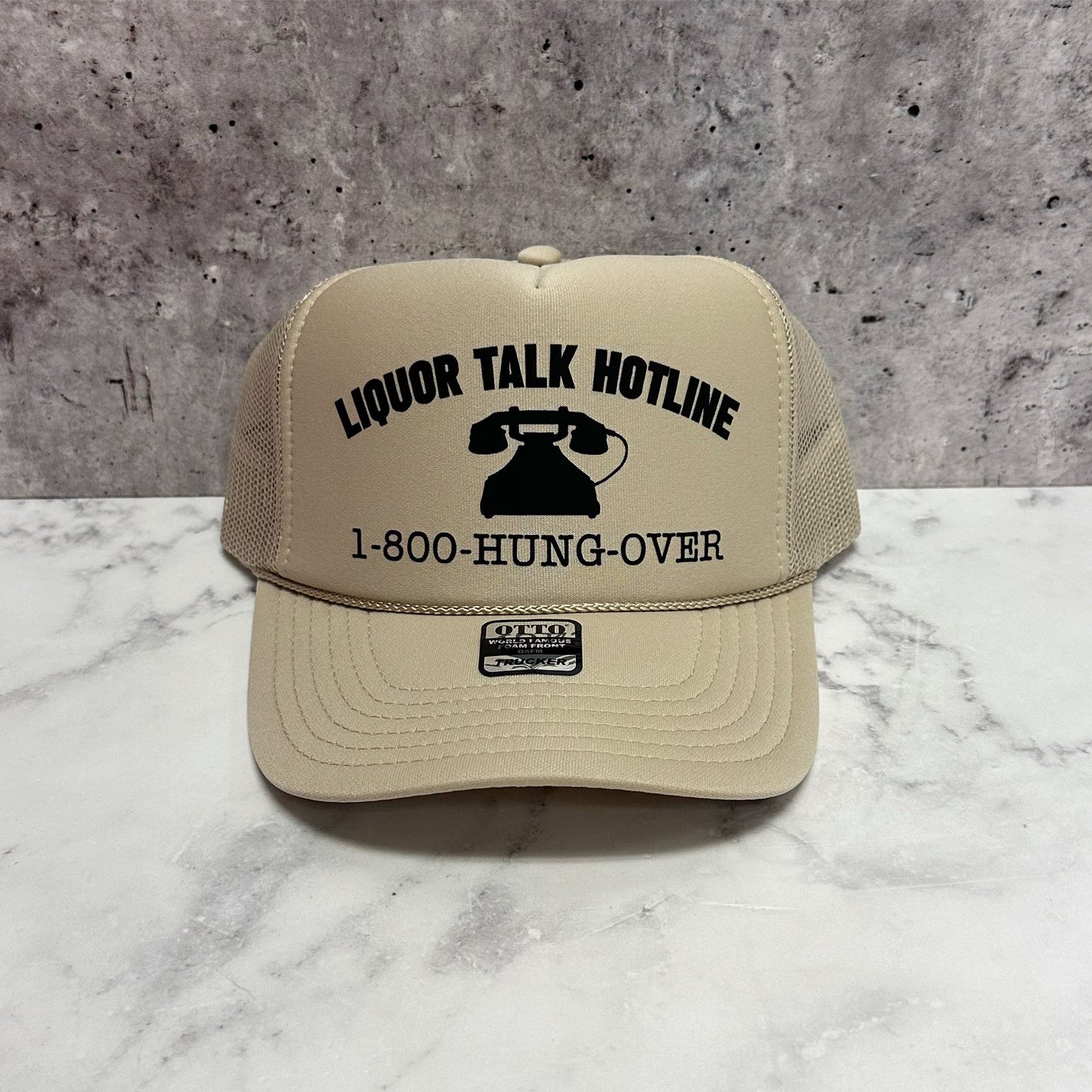 Liquor Talk Hotline Trucker Hat