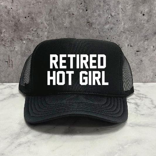 Retired Hot Girl Trucker Hat