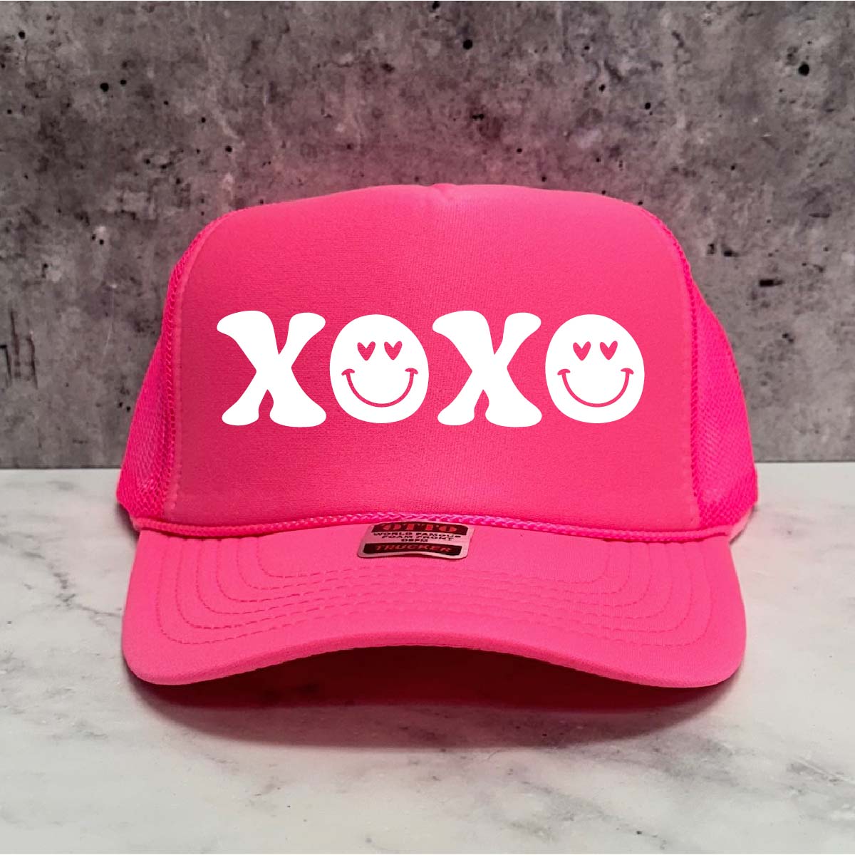 XOXO Smileys Trucker Hat
