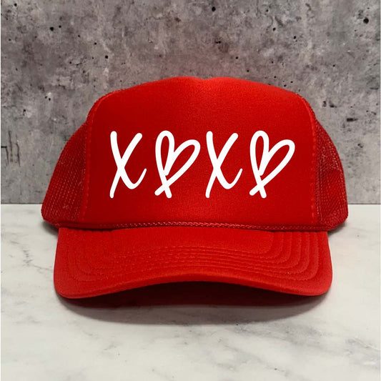 XOXO Hearts Trucker Hat
