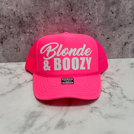 Blonde & Boozy Trucker