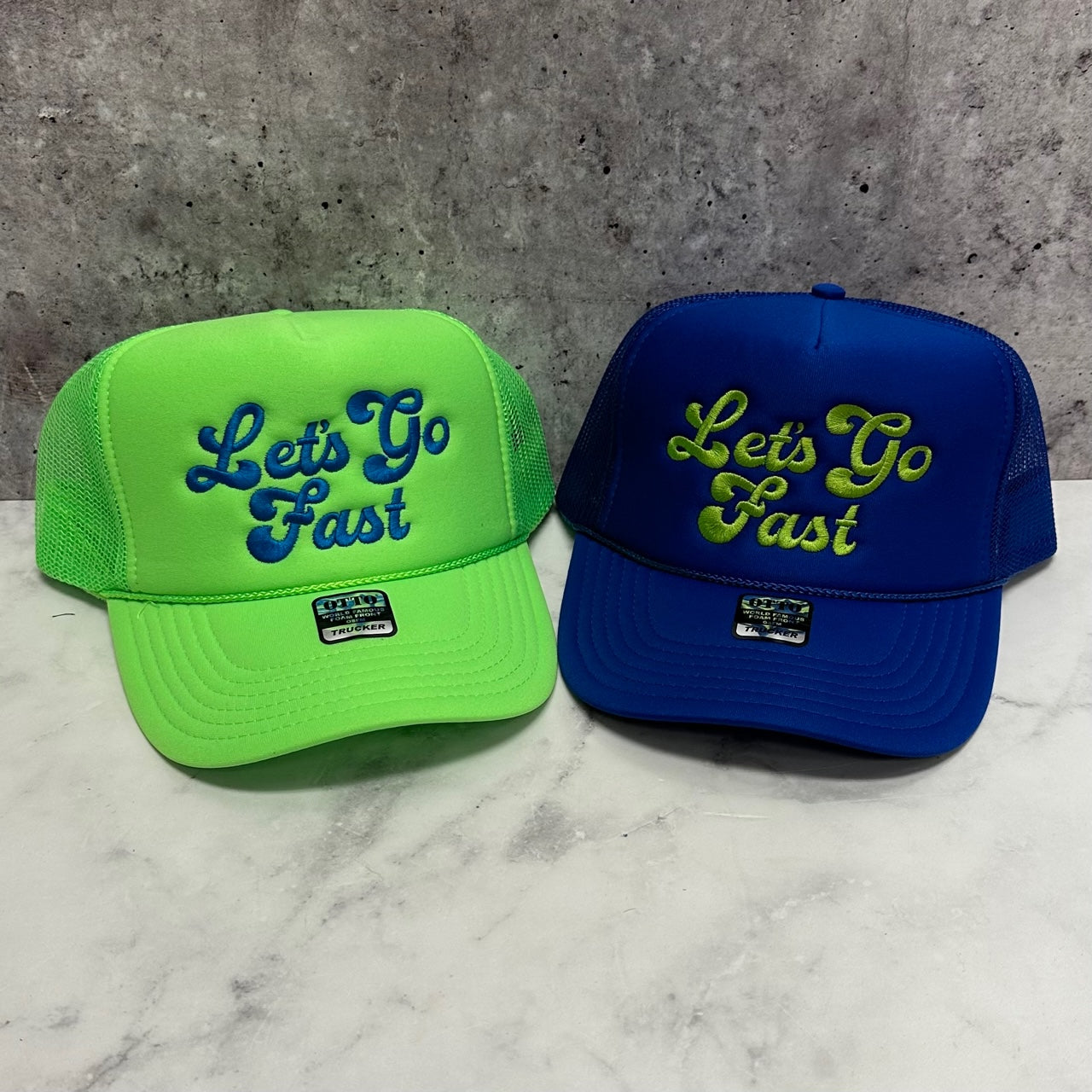 Lets Go Fast Trucker Hat