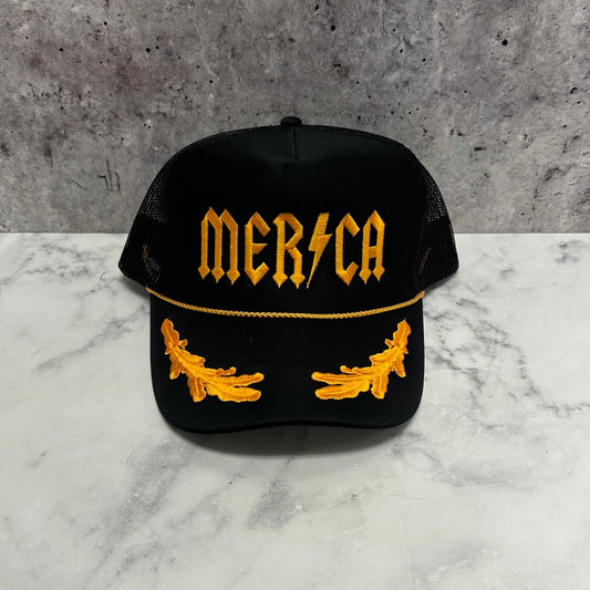 Embroidered Merica Trucker hat