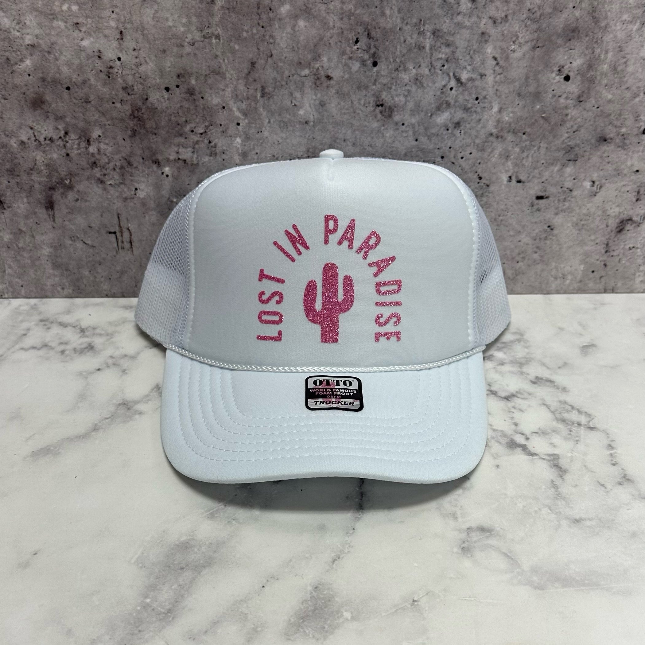 Lost in Paradise Trucker Hat