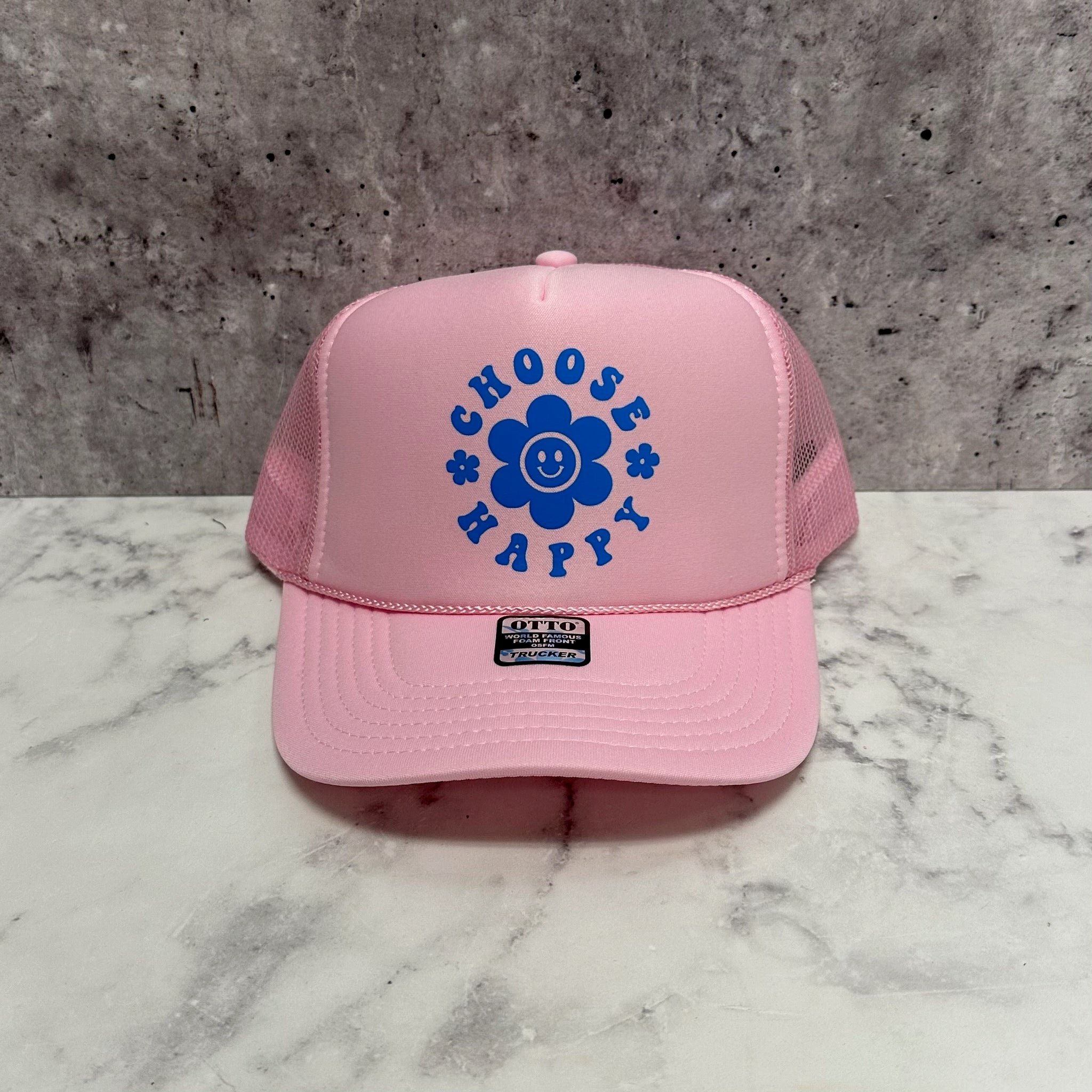 Choose Happy Daisy Trucker