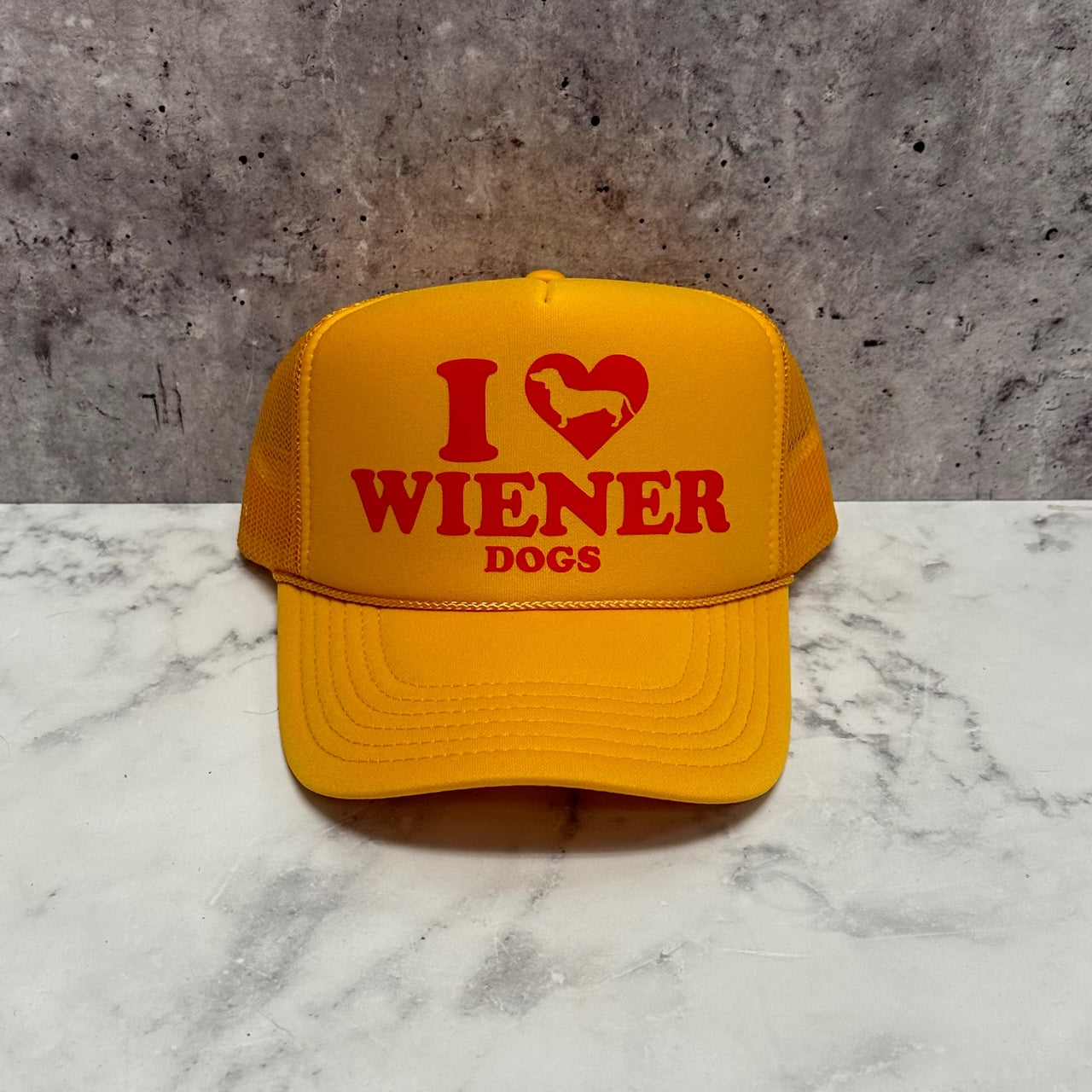 I Heart Wiener Dogs Trucker Hat