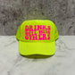 Drinks Well With Others Trucker Hat Groovy