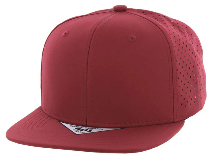 Kamel 301DP Hydro 6 Panel Performance Flat Bill Hat