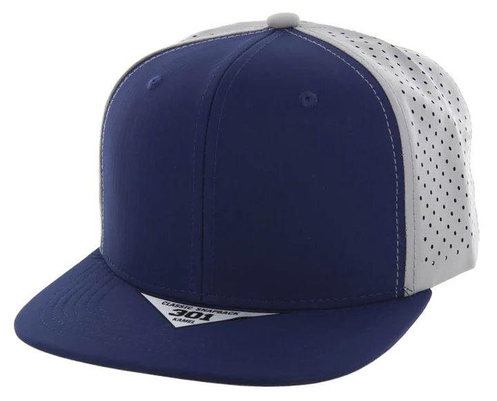 Kamel 301DP Hydro 6 Panel Performance Flat Bill Hat