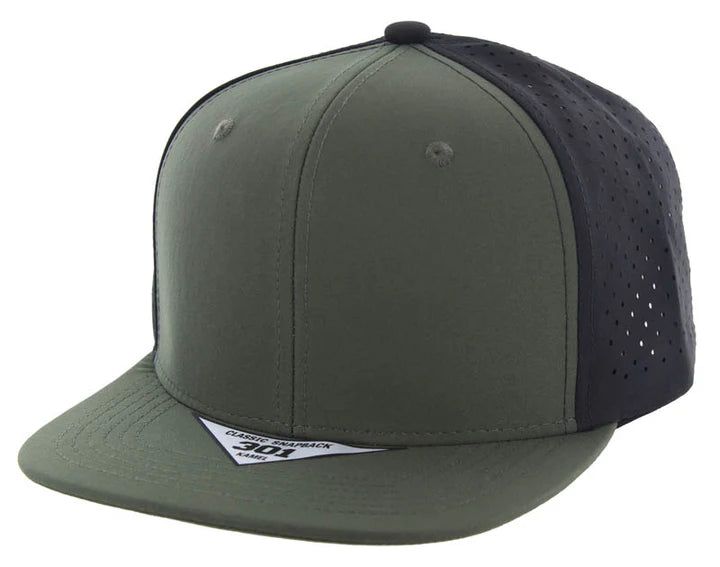 Kamel 301DP Hydro 6 Panel Performance Flat Bill Hat