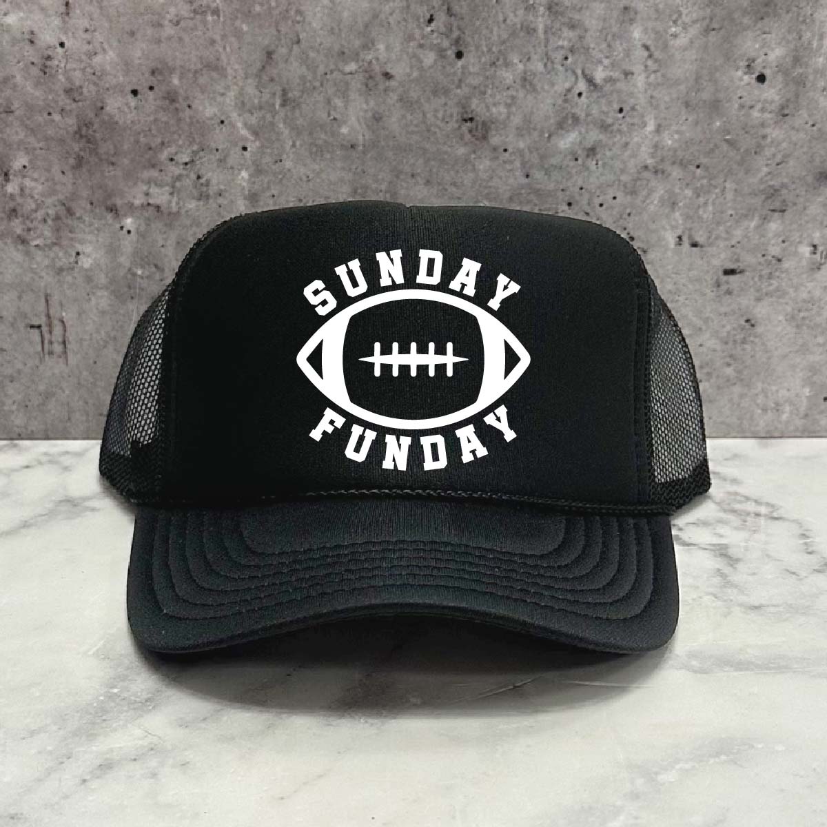 Sunday Funday Football  Trucker Hat