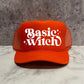 Basic Witch Halloween Trucker Hat