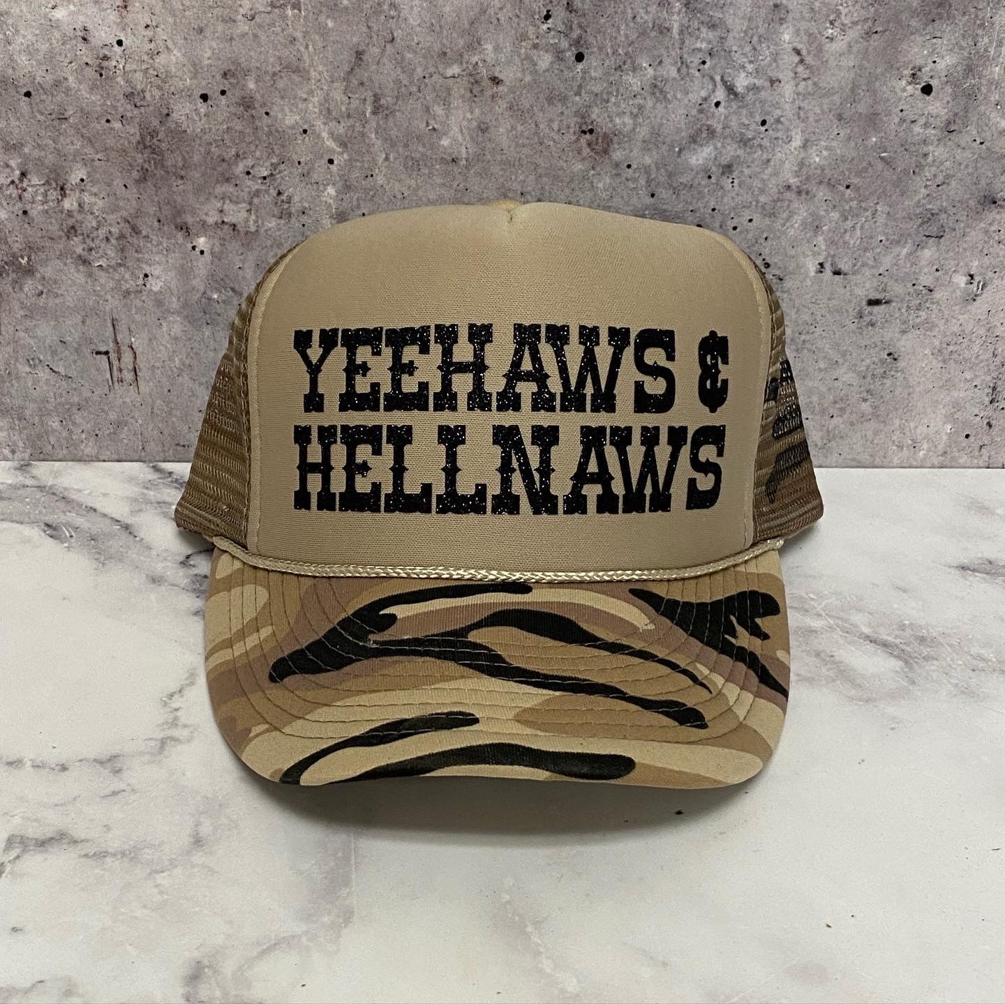 Yeehaws & Hellnaws Trucker Hat