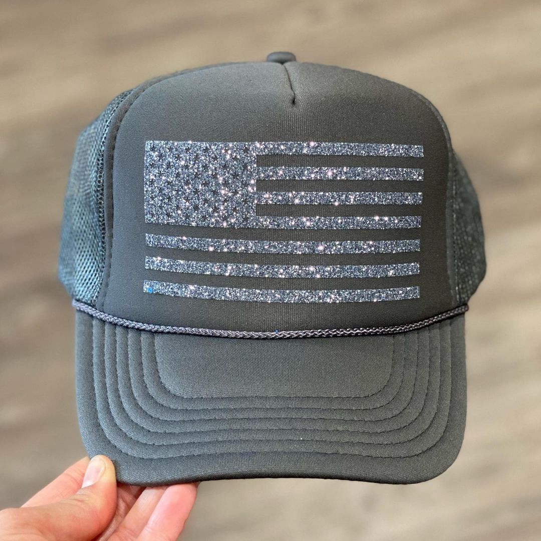 American Flag Trucker Hat