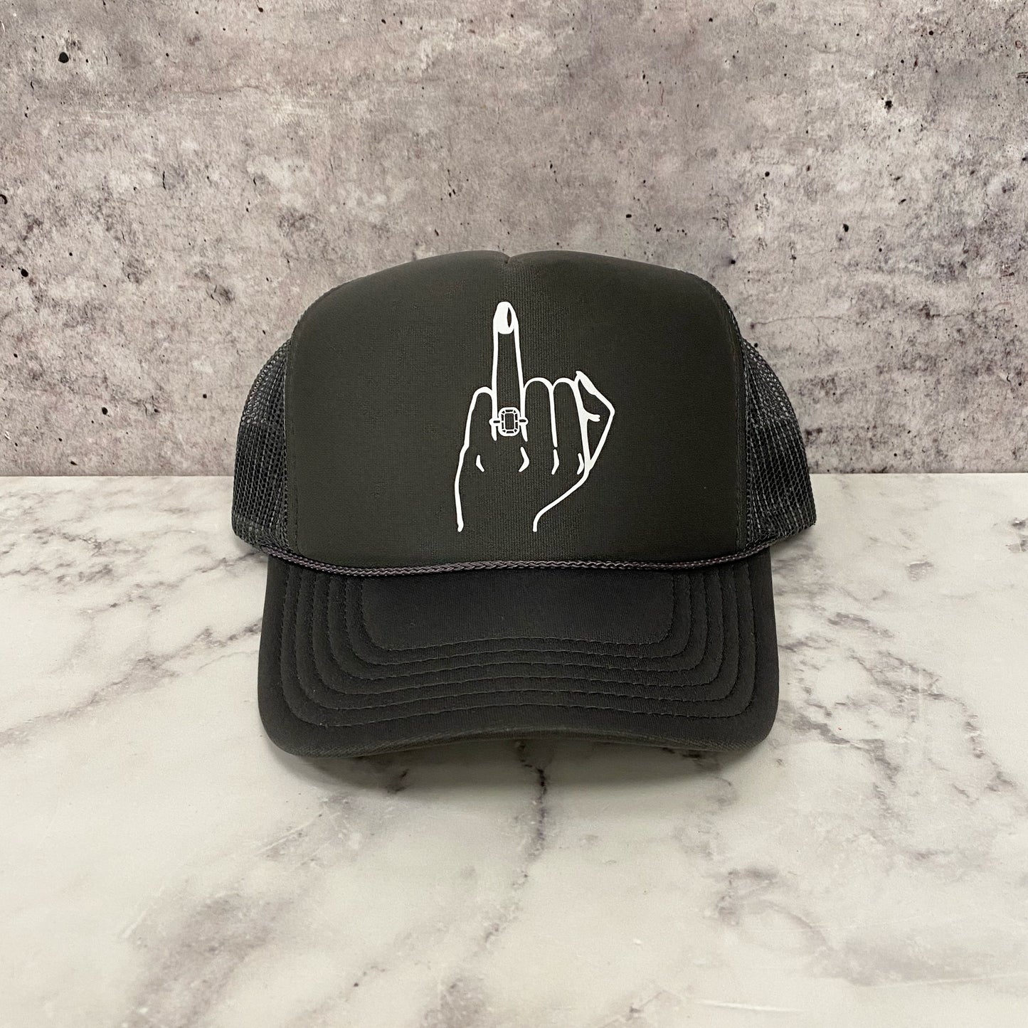 Ring Finger Trucker Hat