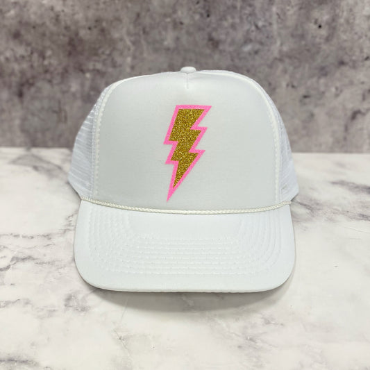 2 Color Bolt Trucker Hat