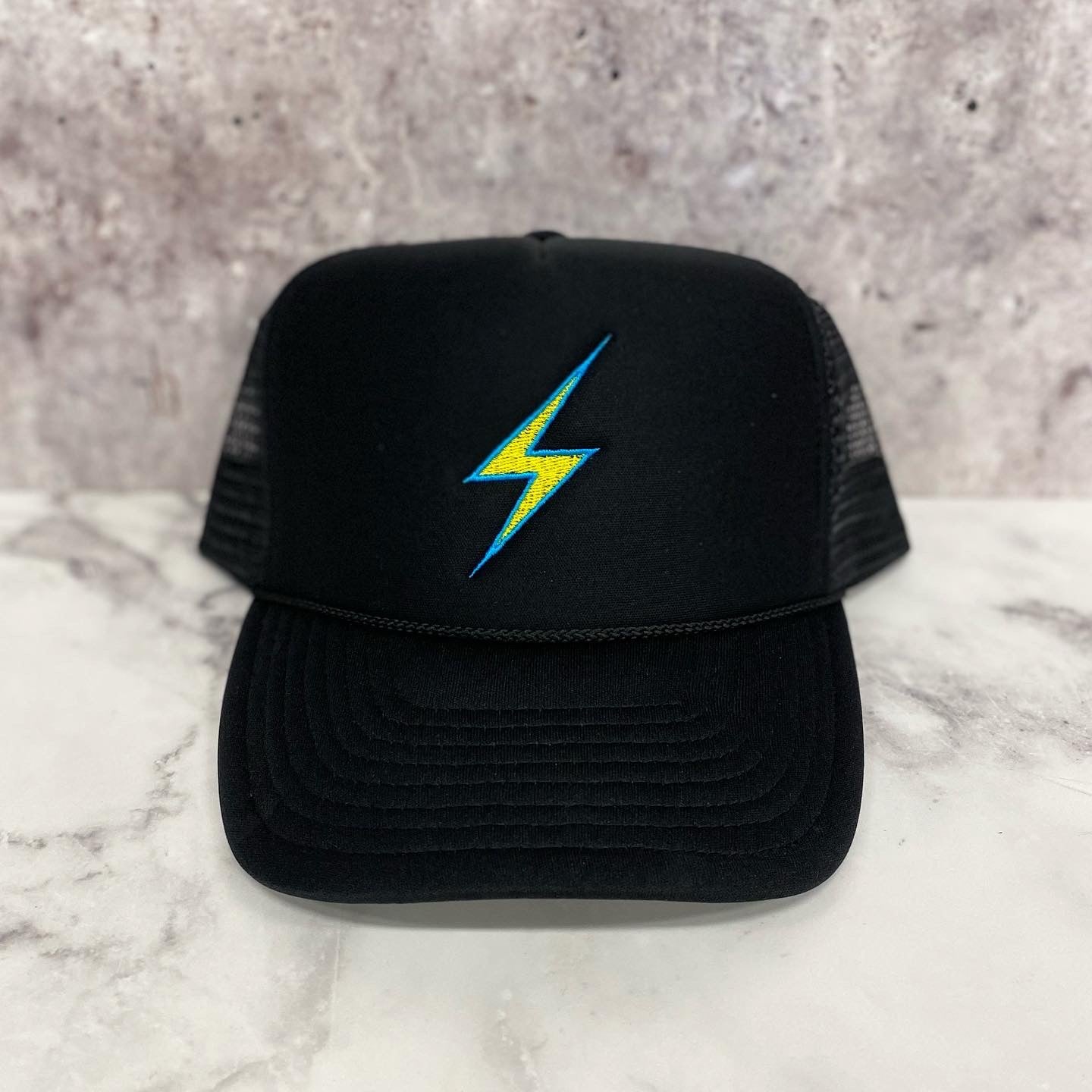 Embroidered Bolt Trucker Hat