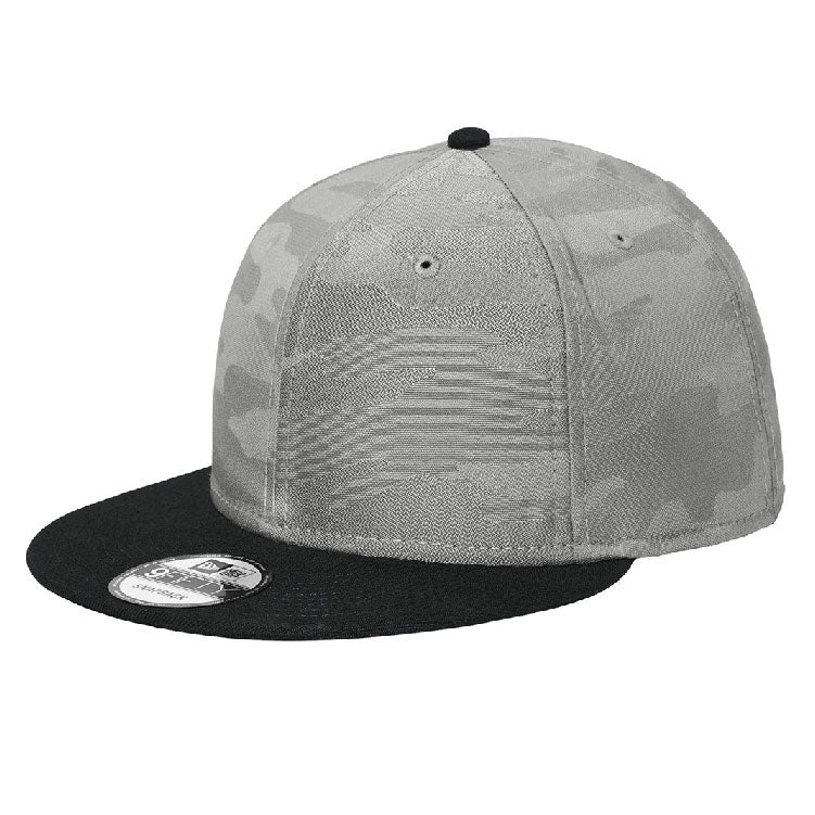 New Era Camo Flat Bill Snapback