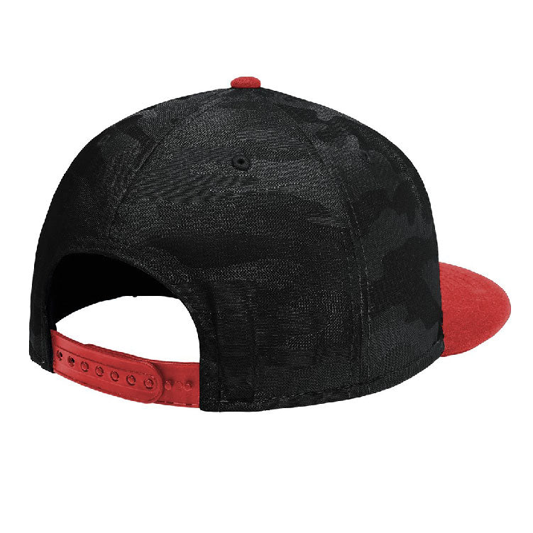 New Era Camo Flat Bill Snapback