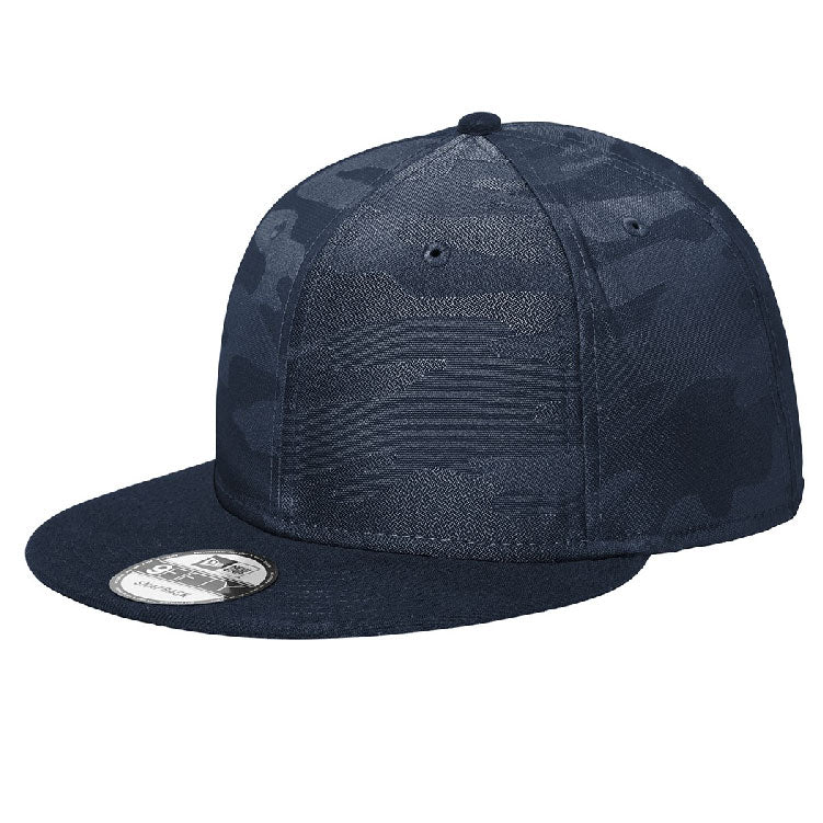 New Era Camo Flat Bill Snapback