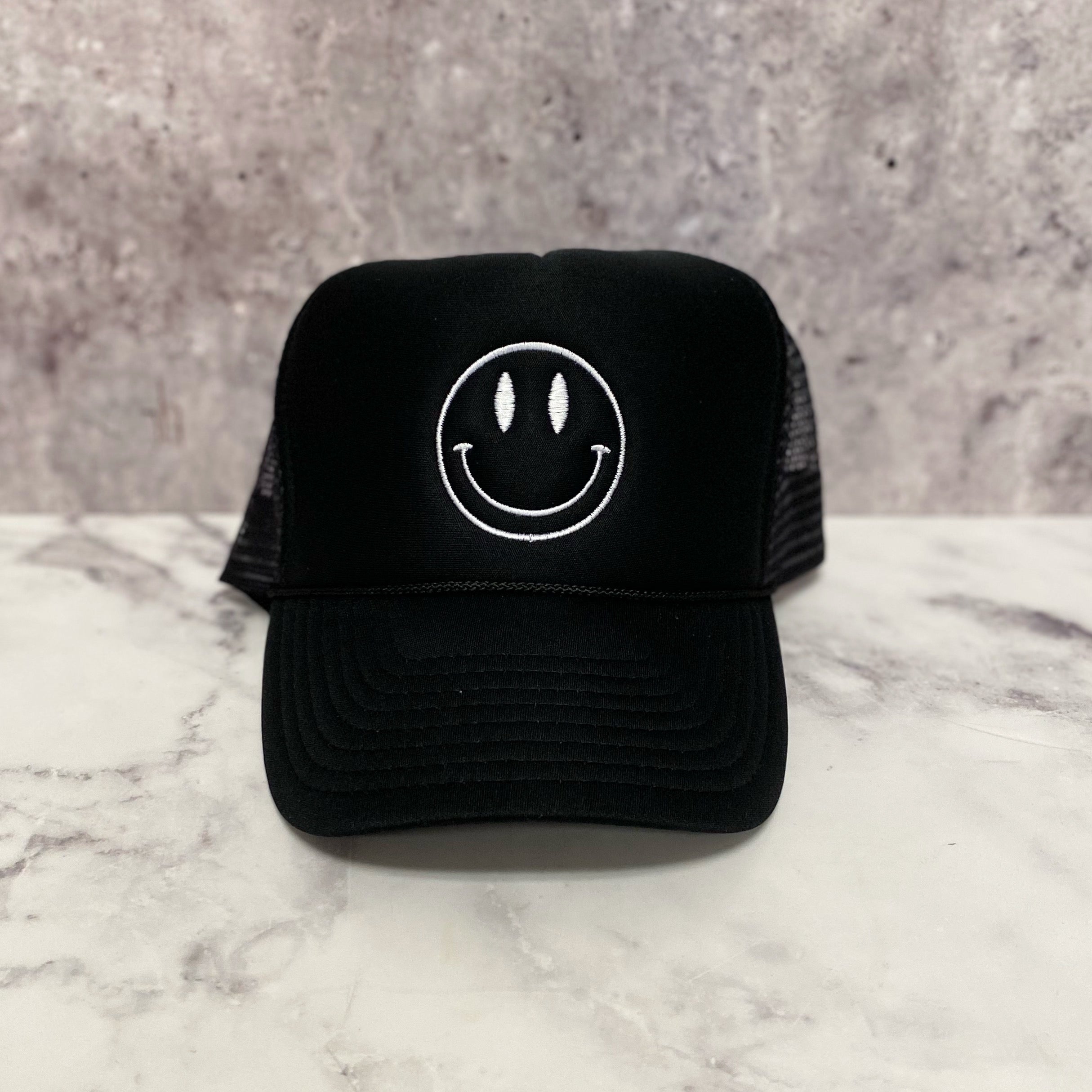 Embroidered Smiley Face Outline