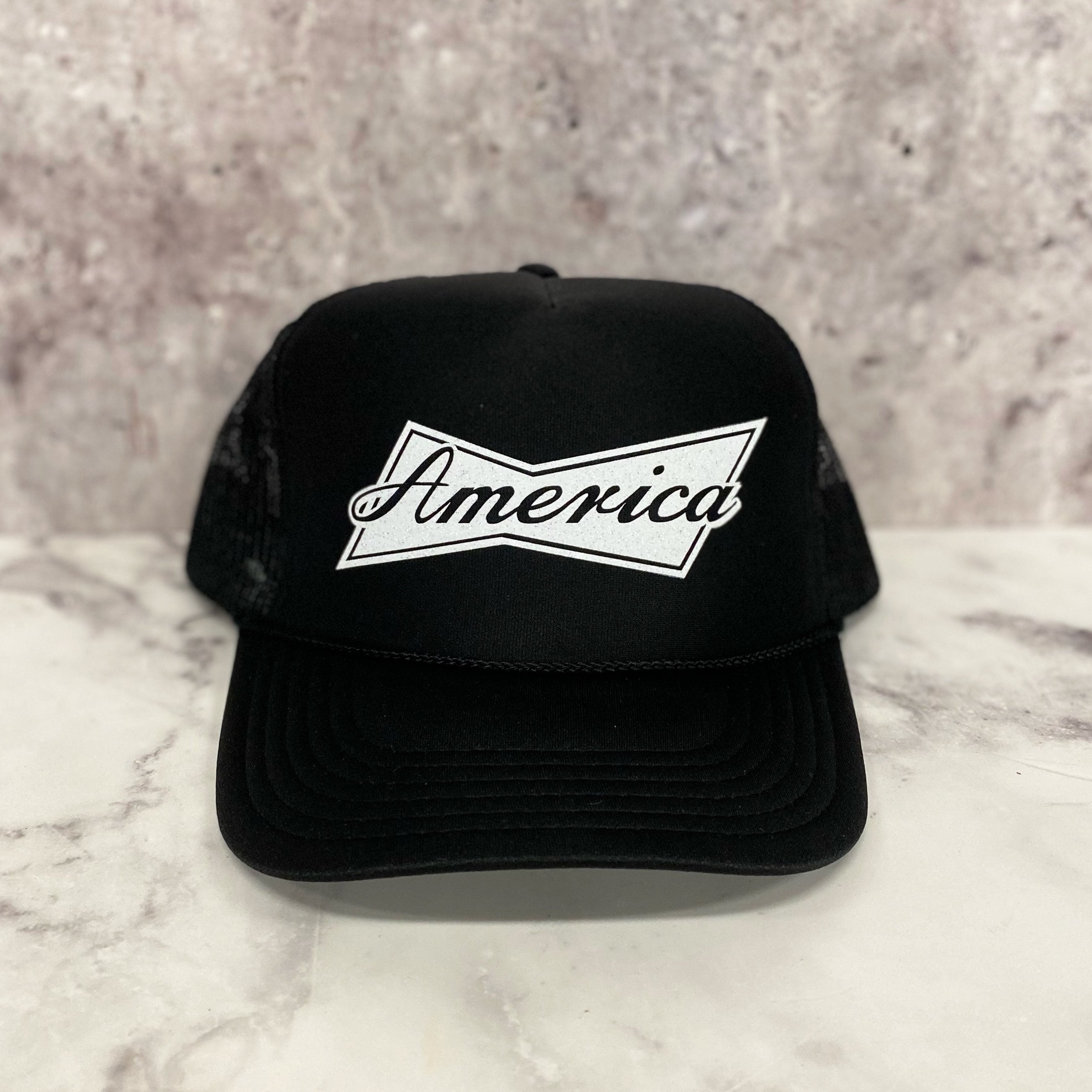 America Budweiser trucker hat
