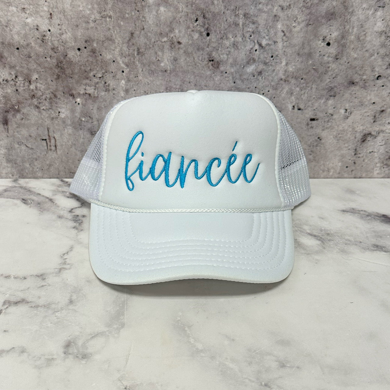 Fiancee Embroidered Trucker Hat