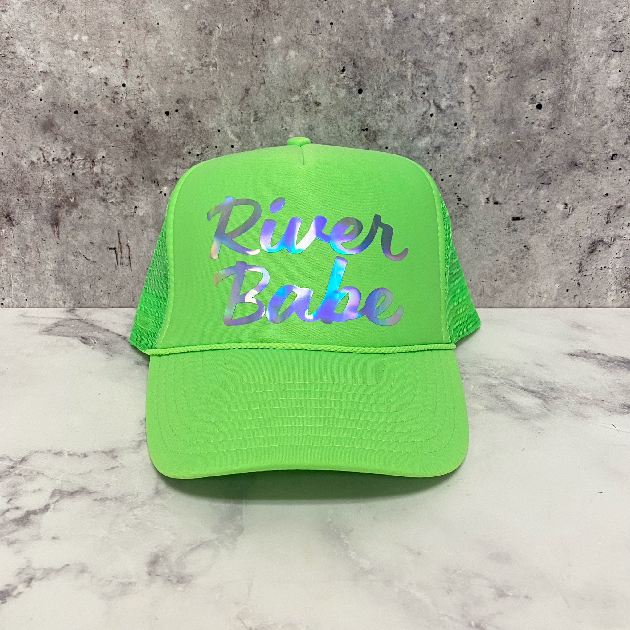 River Babe Script Trucker