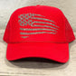Distressed American Flag Trucker Hat