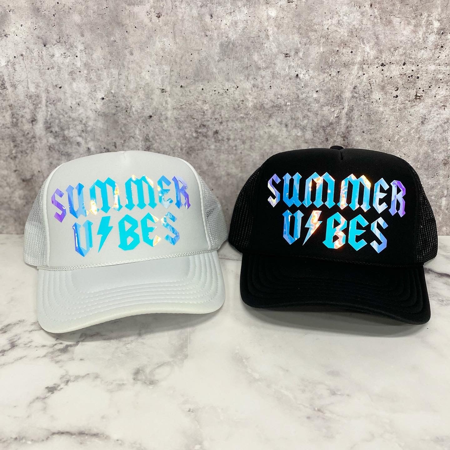 Summer Vibes Bolt Trucker