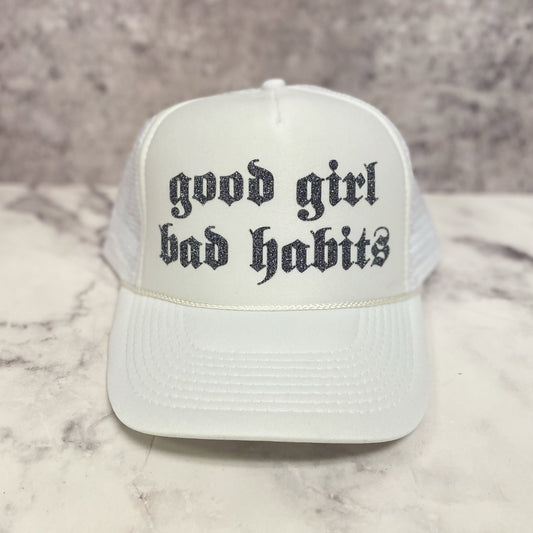 Good Girl Bad Habits Trucker