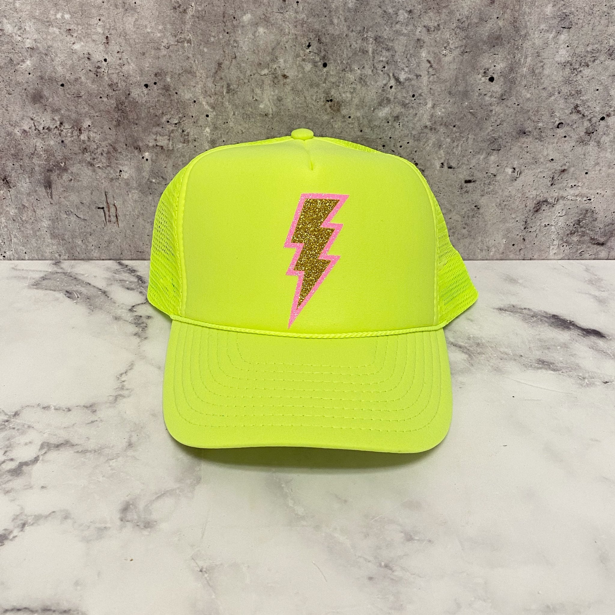 2 Color Bolt Trucker Hat