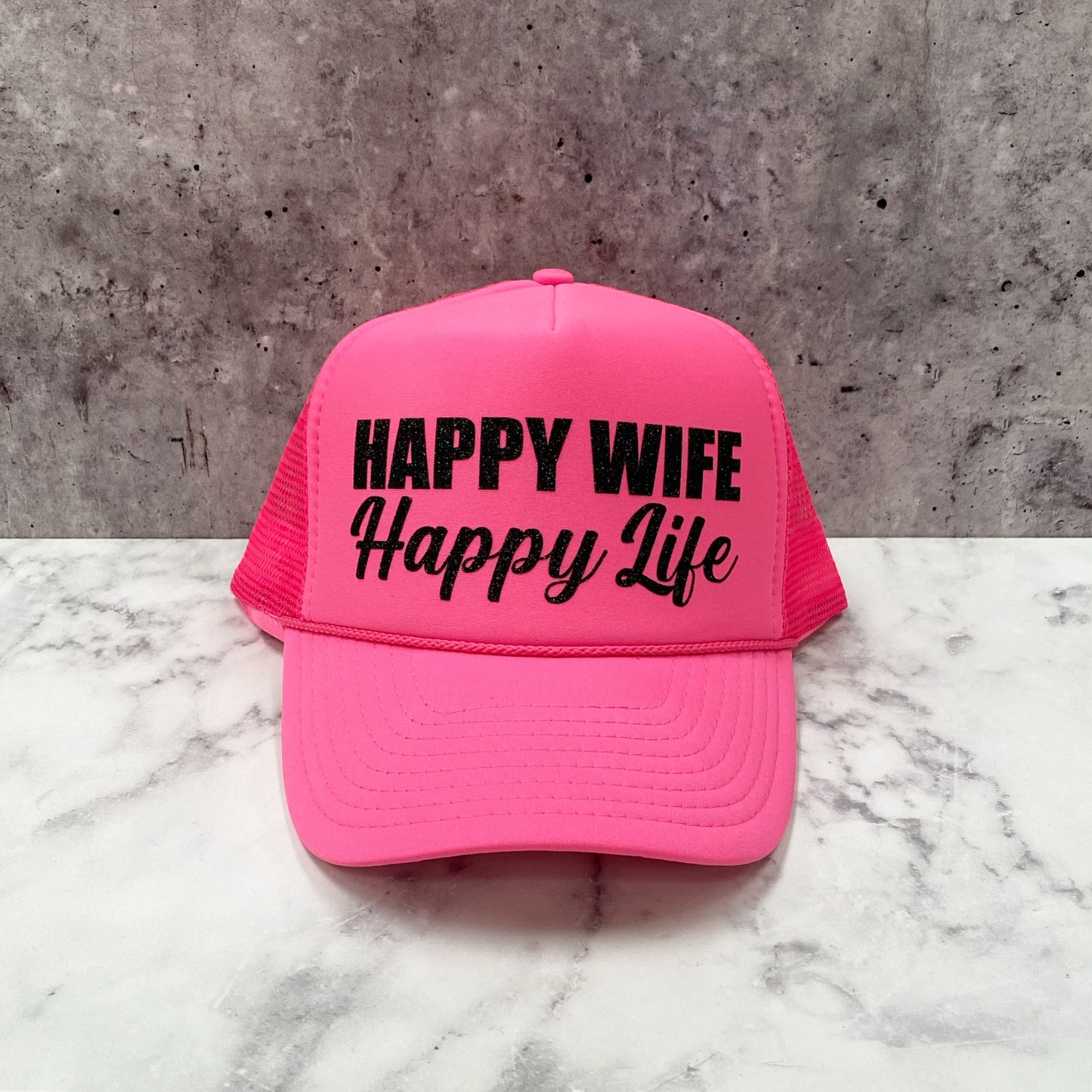 Happy Wife Happy Life Trucker