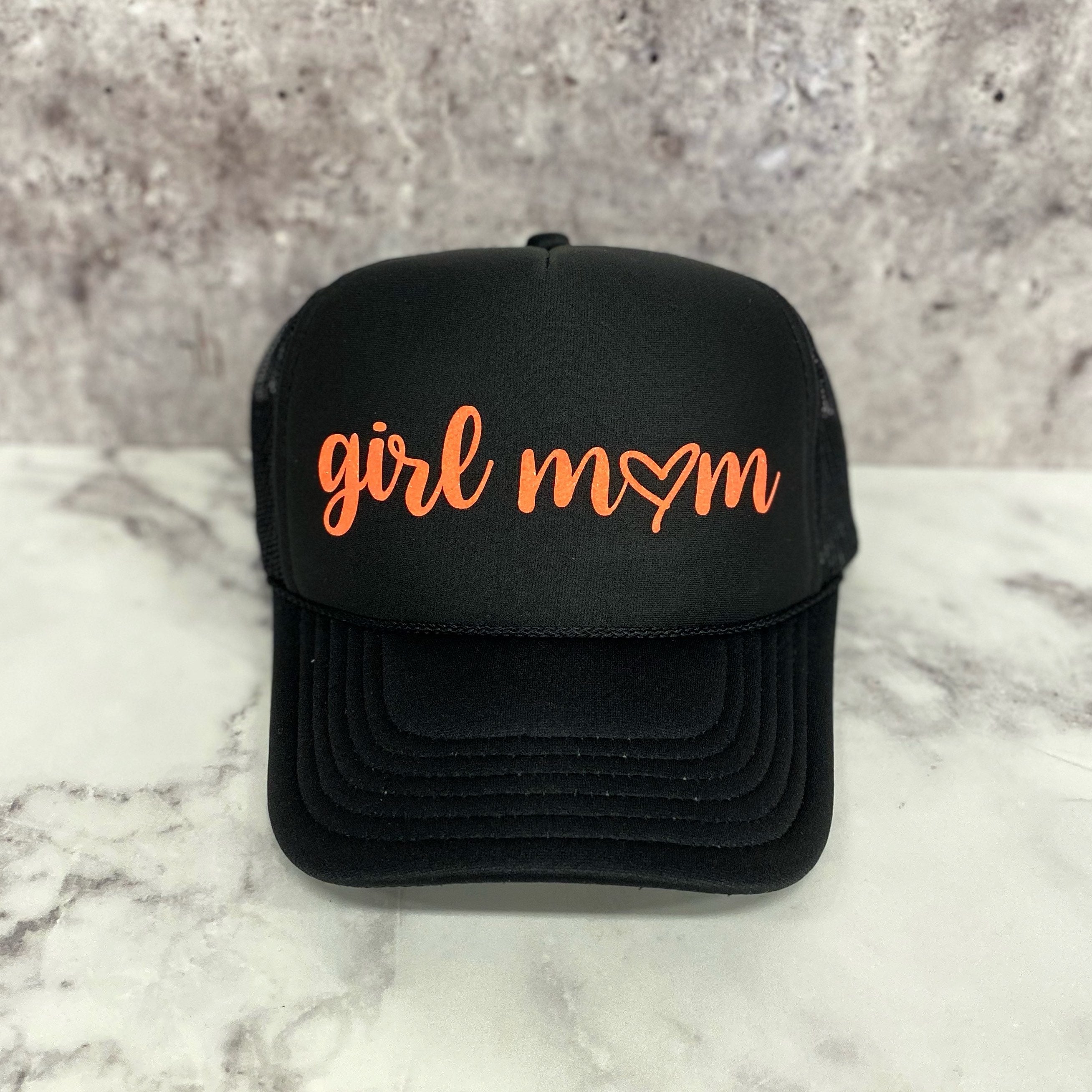 Girl Mom Heart Trucker