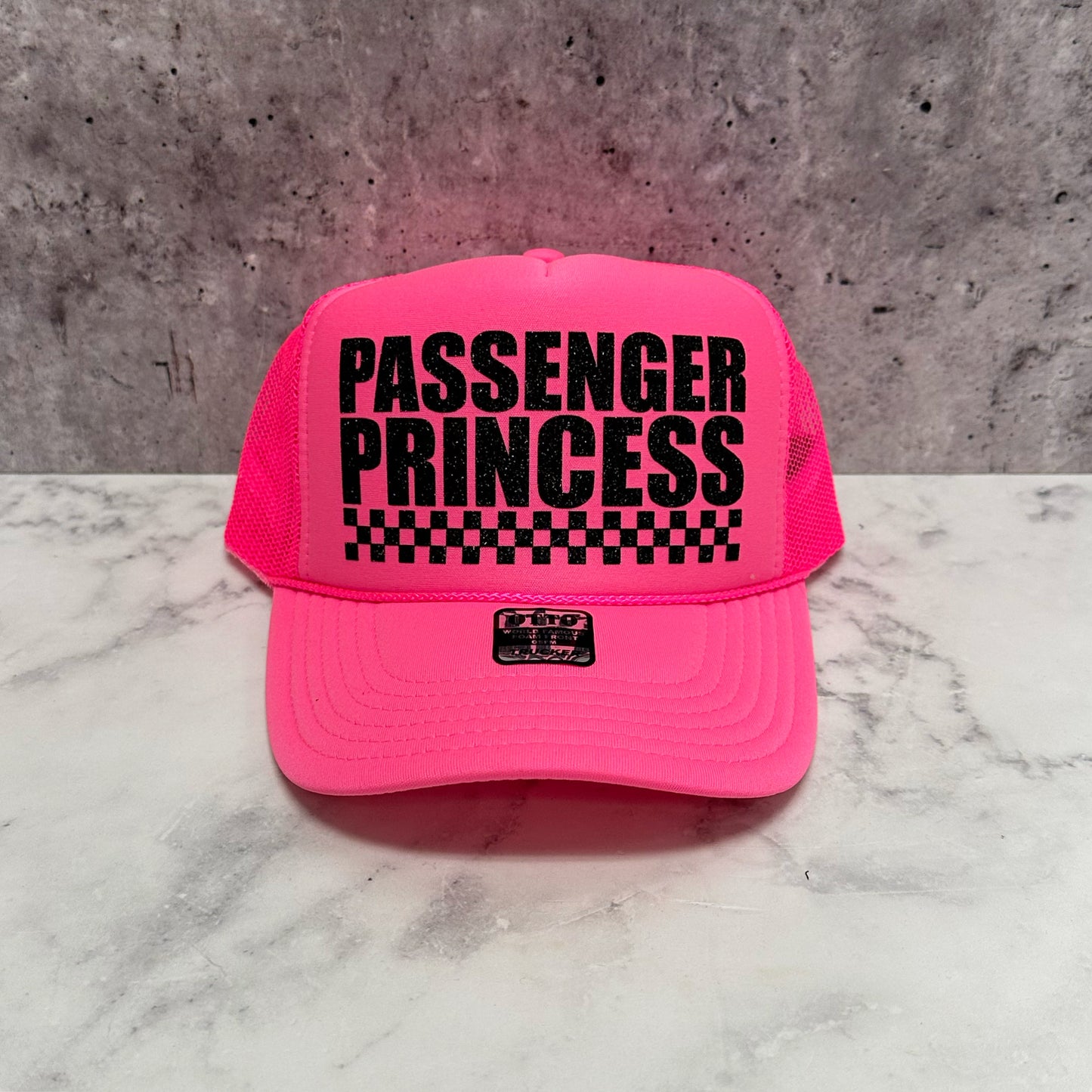 Passenger Princess Checkered Trucker Hat
