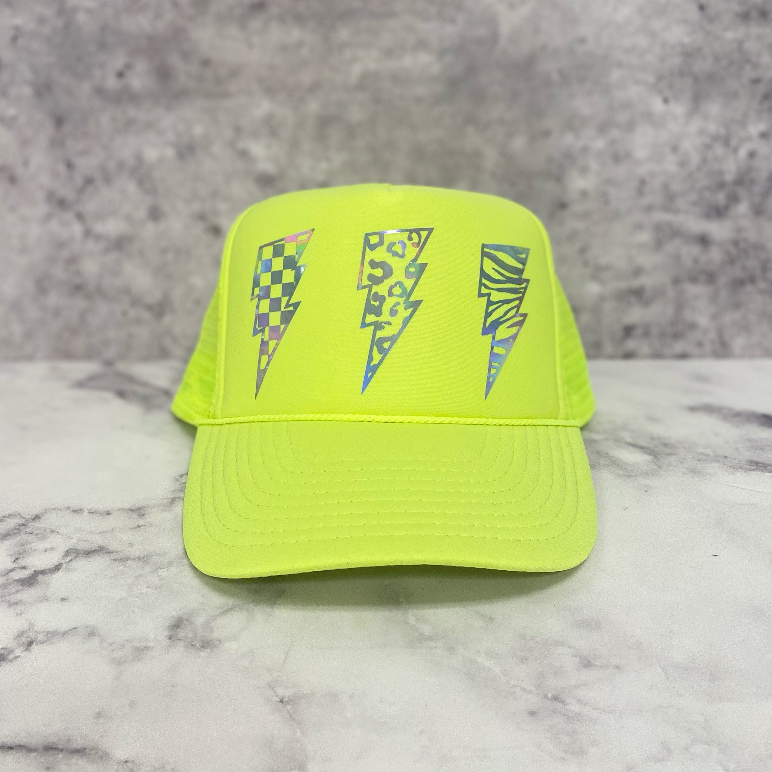 Lightning Bolt Patterns Trucker