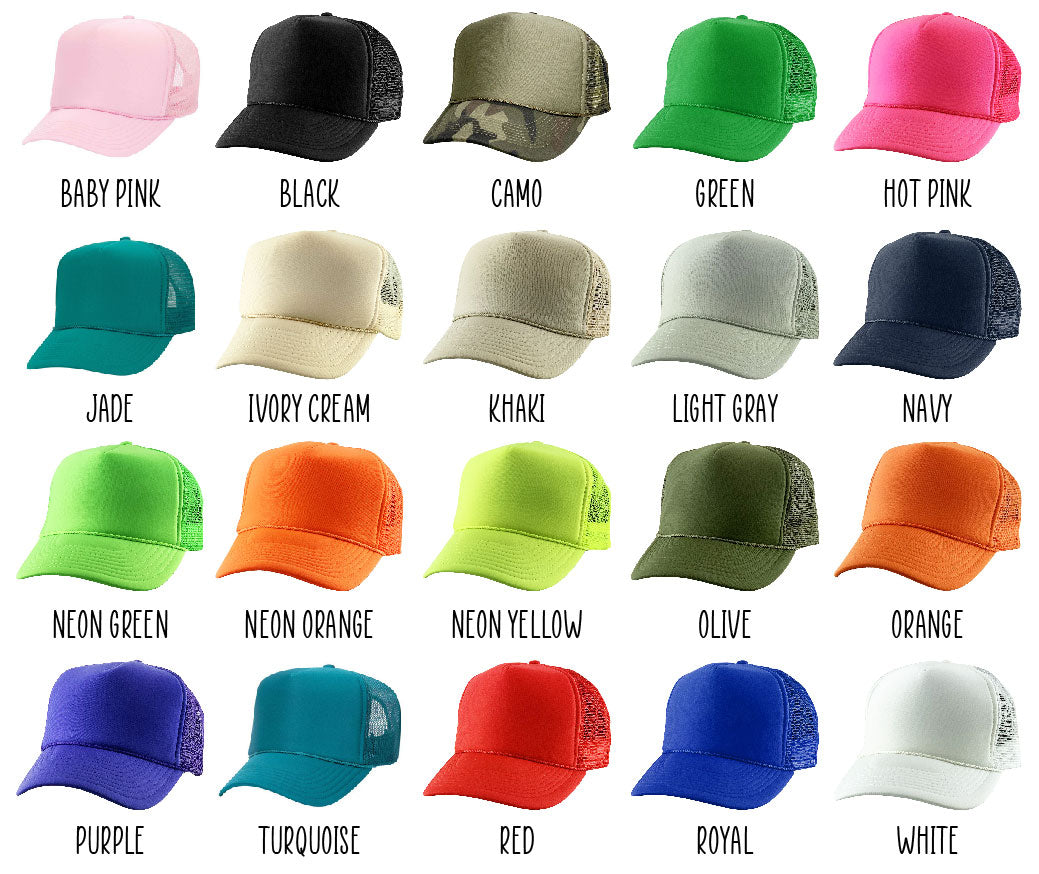 Embroidered Bolt Trucker Hat