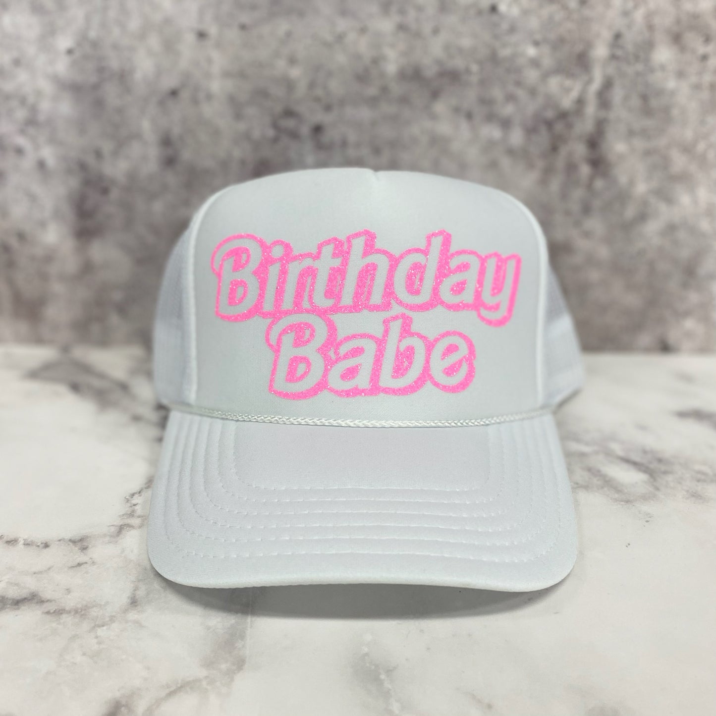 Birthday Babe Barbie Style Trucker