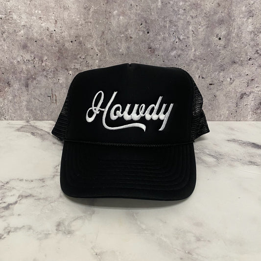 Embroidered Howdy Trucker Hat