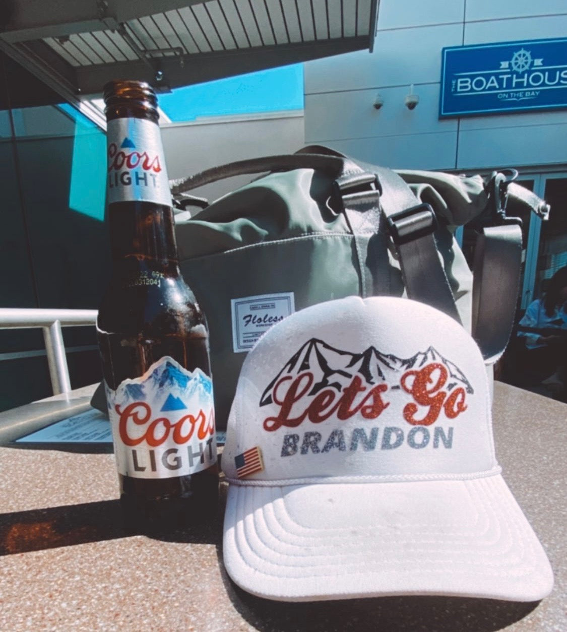 Lets Go Brandon Coors Trucker
