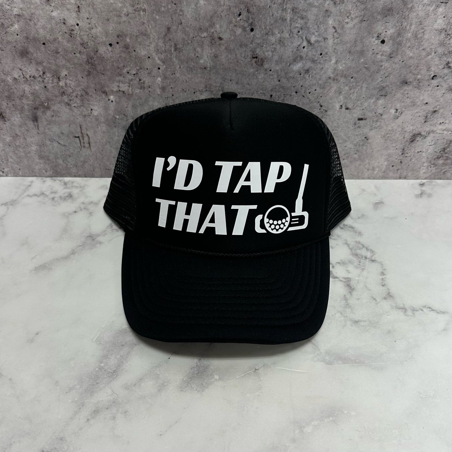 I'd Tap That Gold Trucker Hat