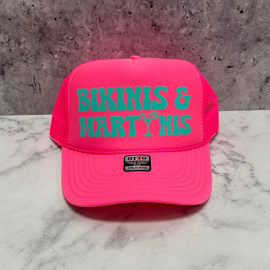 Bikinis & Martinis Trucker Hat