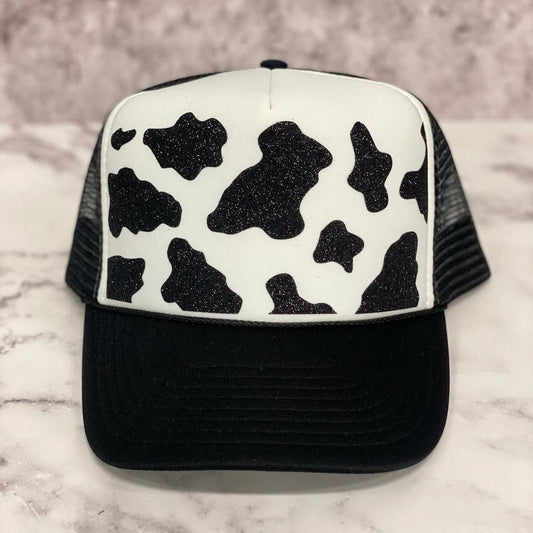 Cow Print Hat