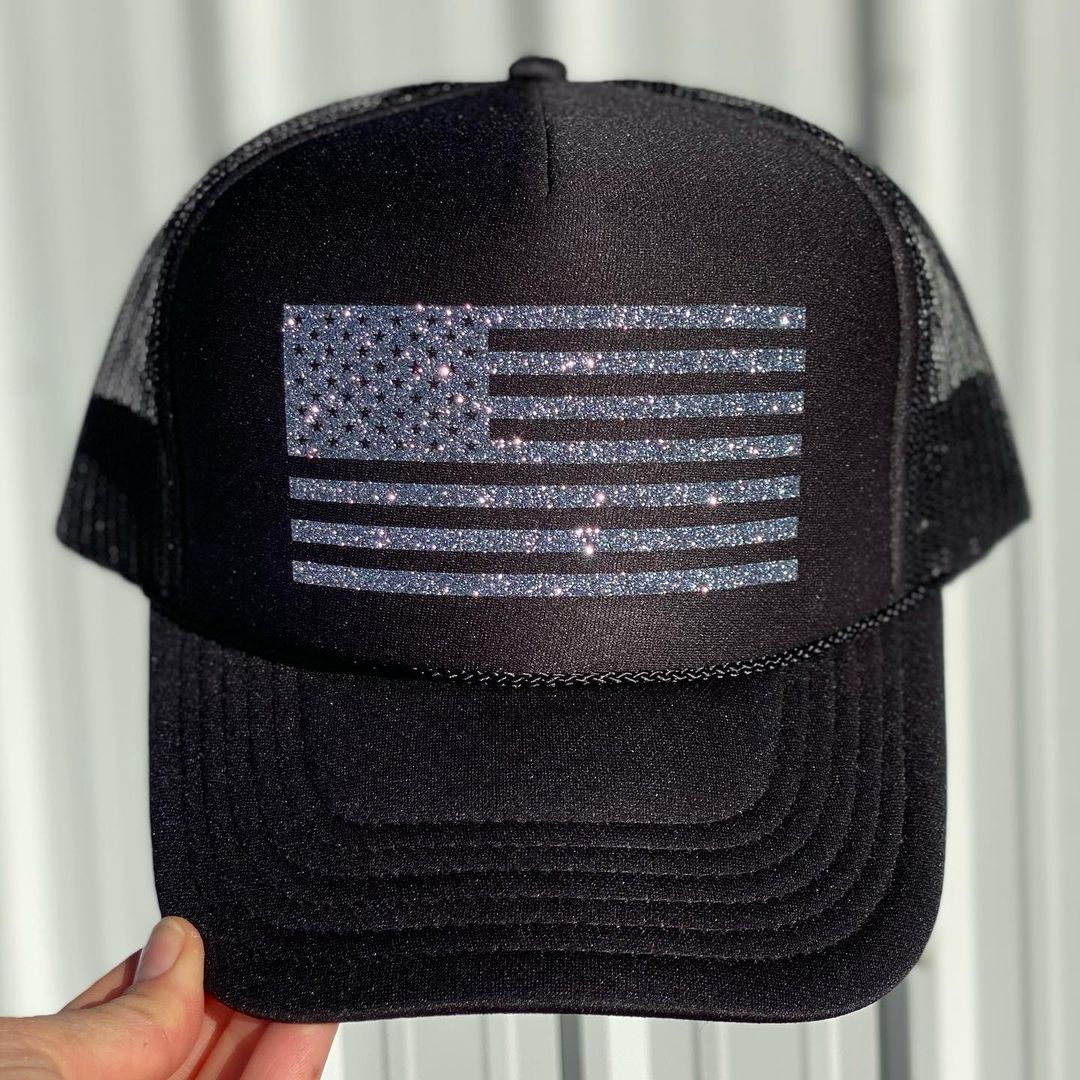 American Flag Trucker Hat