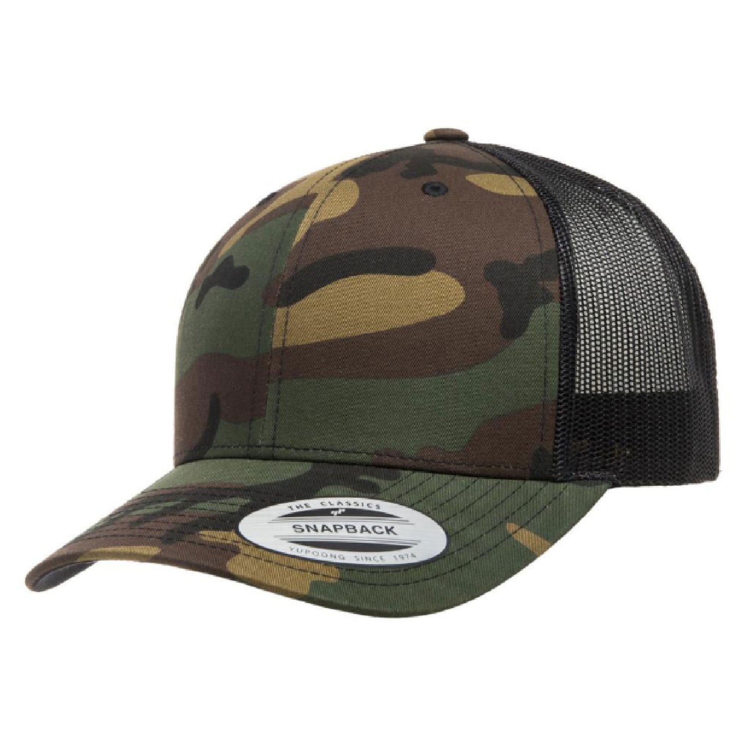 Yupoong 6606MC Retro Trucker 6 Panel Camo